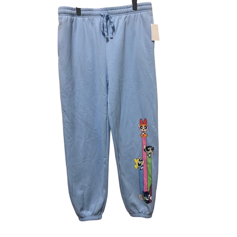 NWT Powerpuff Girls Sweatpants with Character Womens Size Large